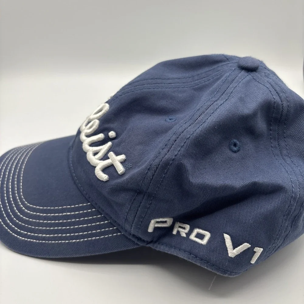 Titleist Blue Golf Hat with PRO‎ V1 Tuck Strap Enclosure